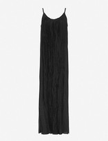 Thumbnail for your product : AllSaints Romey pleated woven maxi dress
