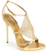 Thumbnail for your product : Giuseppe Zanotti 'Coline' Crystal Mesh Sandal (Women)