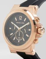 Thumbnail for your product : Michael Kors MK8184 oversized Dylan silicone chronograph watch