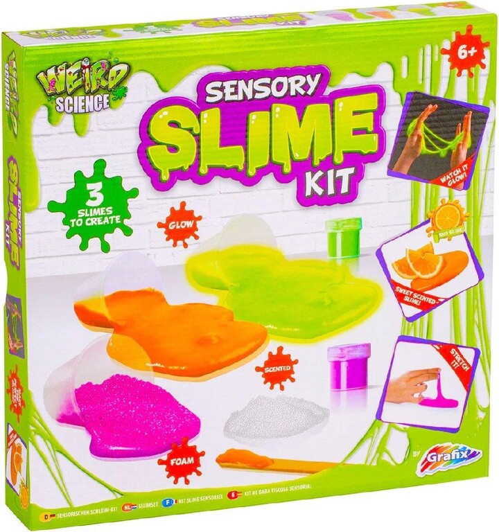 Weird Science Kid Sensory Slime Making Kit Make Your Own Glow Scented
