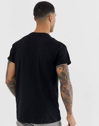 New Look crew neck t-shirt in black