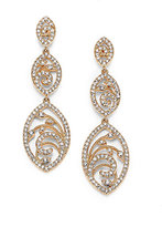 Thumbnail for your product : Adriana Orsini Nouveau Pavé Crystal Triple-Drop Earrings
