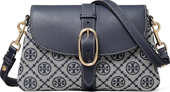 Tory Burch Double T Monogram Small Shoulder Bag