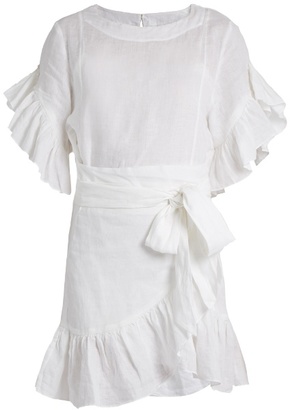 Etoile Isabel Marant Delicia ruffled linen mini dress