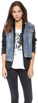 Thumbnail for your product : R 13 Layered Denim Vest / Jacket