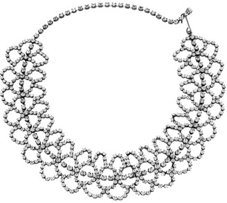 Kenneth Jay Lane Crystal Lace Choker Necklace