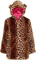 Thumbnail for your product : Free Spirit 19533 Freespirit Animal Longline Faux Fur Coat with Ears
