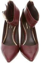Thumbnail for your product : Rachel Zoe Leather Ankle-Strap Pumps