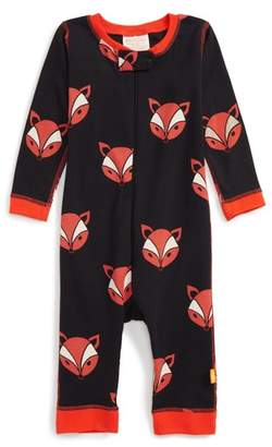 Masala Baby Fox Organic Cotton Fitted One-Piece Pajamas
