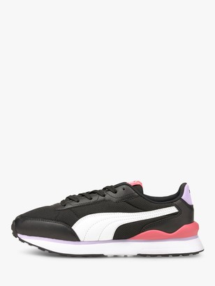 puma deva reptile flatform trainers in stone