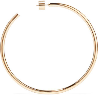 Jennifer Fisher Classic Round Gold-plated Hoop Earrings - One size