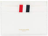 Thumbnail for your product : Thom Browne Single Card Holder With Tennis Ball Intarsia In Pebble Grain & Calf Leather