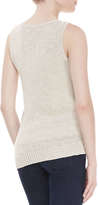 Thumbnail for your product : Christopher Fischer Nina Scoop-Neck Cotton-Linen Shell