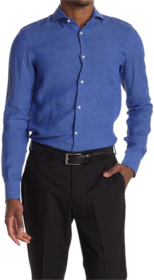 hugo boss white jilias oxford shirt