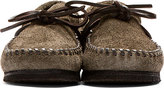 Thumbnail for your product : Isabel Marant Green Brushed Suede Moccasins