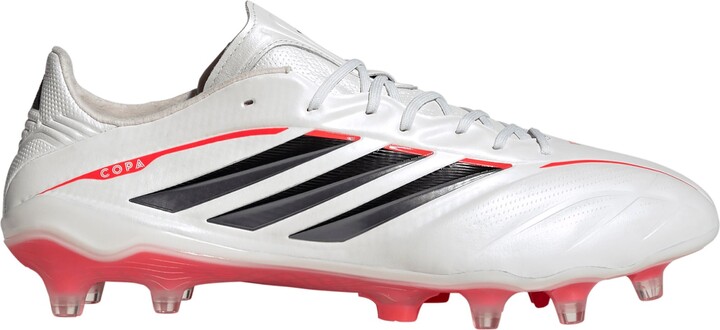 adidas Copa Pure IV Elite FG Soccer Cleats, M4/W5, White/Red