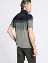 Thumbnail for your product : Marks and Spencer Slim Fit Pure Cotton Striped Polo Shirt