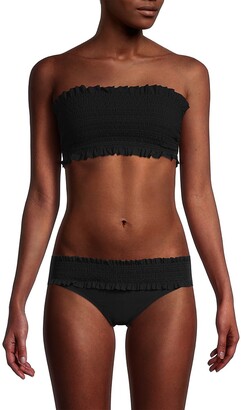tory burch costa bandeau bikini top