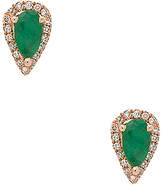 Thumbnail for your product : Sachi Emerald Pear Studs