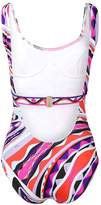 Thumbnail for your product : Emilio Pucci Burle Print Cutout Back Swimsuit