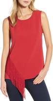 Thumbnail for your product : Vince Camuto Asymmetrical Fringe Front Tank Top