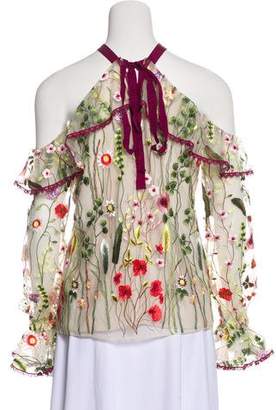 Alexis Sheer Floral Blouse