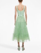 Thumbnail for your product : Alice + Olivia Chara tulle midi dress