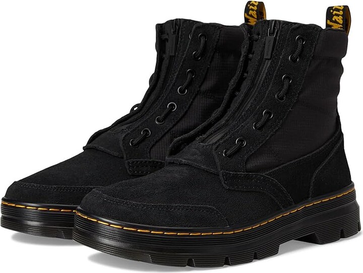 Dr. Martens Combs Jungle Zip Casual Boots Boots Black : UK 12 (US Men's 13) Medium, Leather