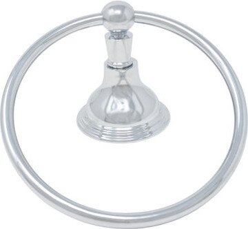 Strom Living P0611 The St. Lawrence Vintage Style Wall Mount Towel Holder Ring with Escutcheon and Mounting Hardware