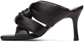 Thumbnail for your product : Recto Black Calfskin Padded Mules