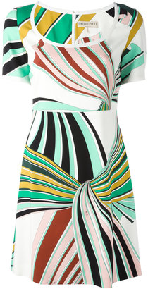 Emilio Pucci printed fitted dress