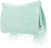 Thumbnail for your product : Jimmy Choo Venus feather-trim clutch