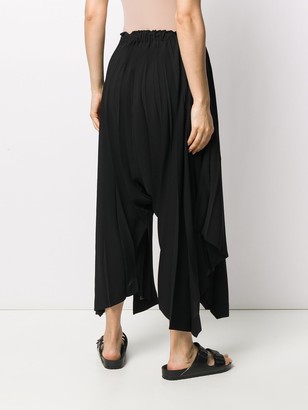 Issey Miyake Pleated Wide-Leg Trousers