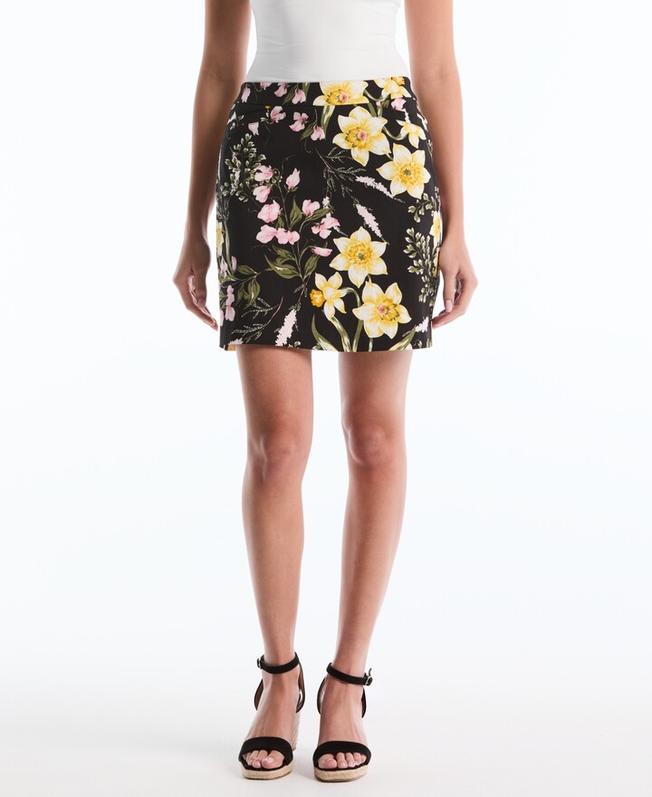 Rafaella Petite Floral Print Skort