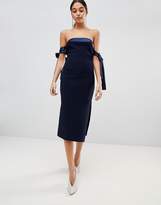 Thumbnail for your product : Bec & Bridge Tie Sleeve Off Shoulder Midi Dress