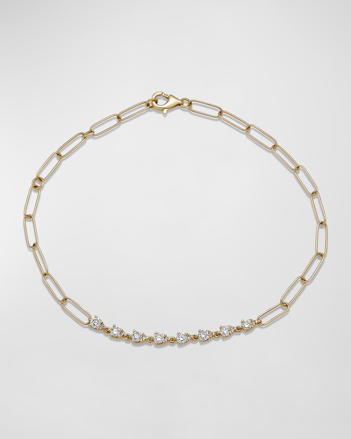 STONE AND STRAND Pear Illusion Diamond Bracelet