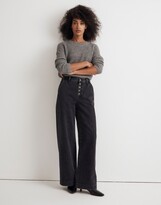 Thumbnail for your product : Madewell Superwide-Leg Jeans in Selwick Wash: Button-Front Edition