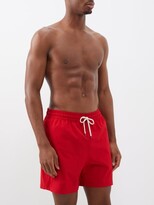 Thumbnail for your product : Polo Ralph Lauren Logo-embroidered Swim Shorts - Red