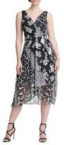 Thumbnail for your product : DKNY Wrap Handkerchief Midi Fit--Flare Dress