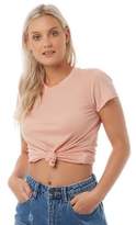 Thumbnail for your product : Neuw New Womens Slim Tee Short Sleeve Cotton Soft Pink