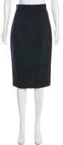 Thumbnail for your product : Giambattista Valli Tweed Knee-Length Skirt