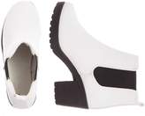 Thumbnail for your product : Quiz White Faux Leather Chunky Heeled Ankle Boots