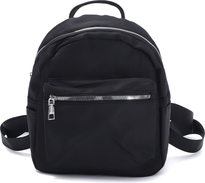 ADORNIA Black Sporty Small Backpack