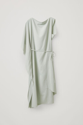 COS Recycled Polyester Draped Dress
