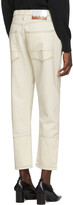 Thumbnail for your product : Marni Off-White Denim Crop Jeans