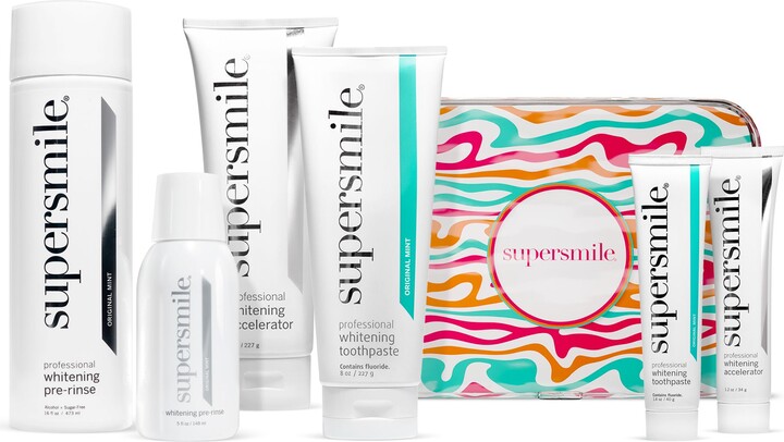 Teeth Whitening Home & Away 6-pcSystem w/ Bag