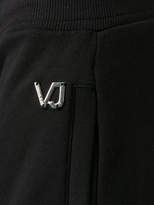 Thumbnail for your product : Versace Jeans logo plaque track pants