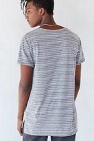 Thumbnail for your product : Urban Outfitters Feathers Thin Stripe Long Crew Neck Tee