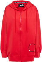 Thumbnail for your product : Love Moschino Printed Tech-jersey Hooded Track Jacket