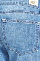 Thumbnail for your product : Paige Denim 'Jimmy Jimmy' Leather Stripe Skinny Boyfriend Jeans (Indigo Dart)